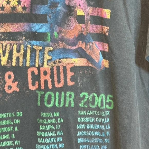 2005/2022 VTG BUNDLE motley crue concert merch tour t-shirts black L/3XL - Picture 12 of 12